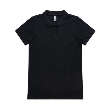 WOS PIQUE POLO BLACK LARGE