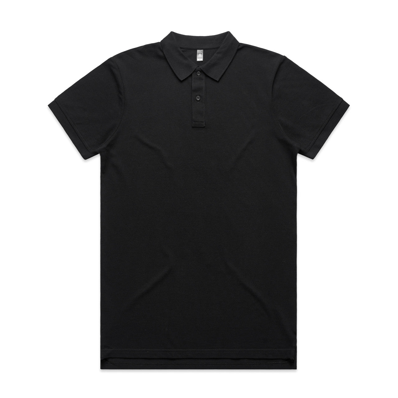 PIQUE POLO BLACK LARGE