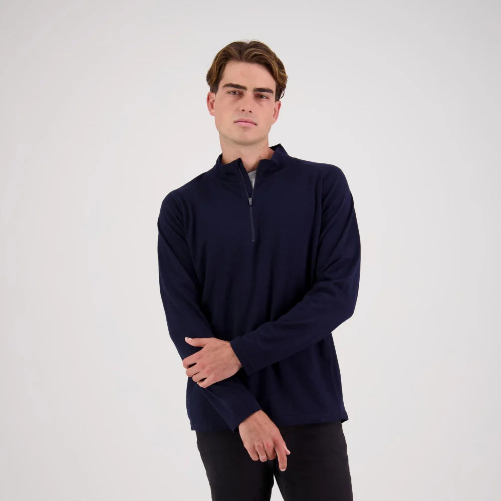 Alpine Merino 1/2 Zip Heavyweight Sustainable Men's Sweater
