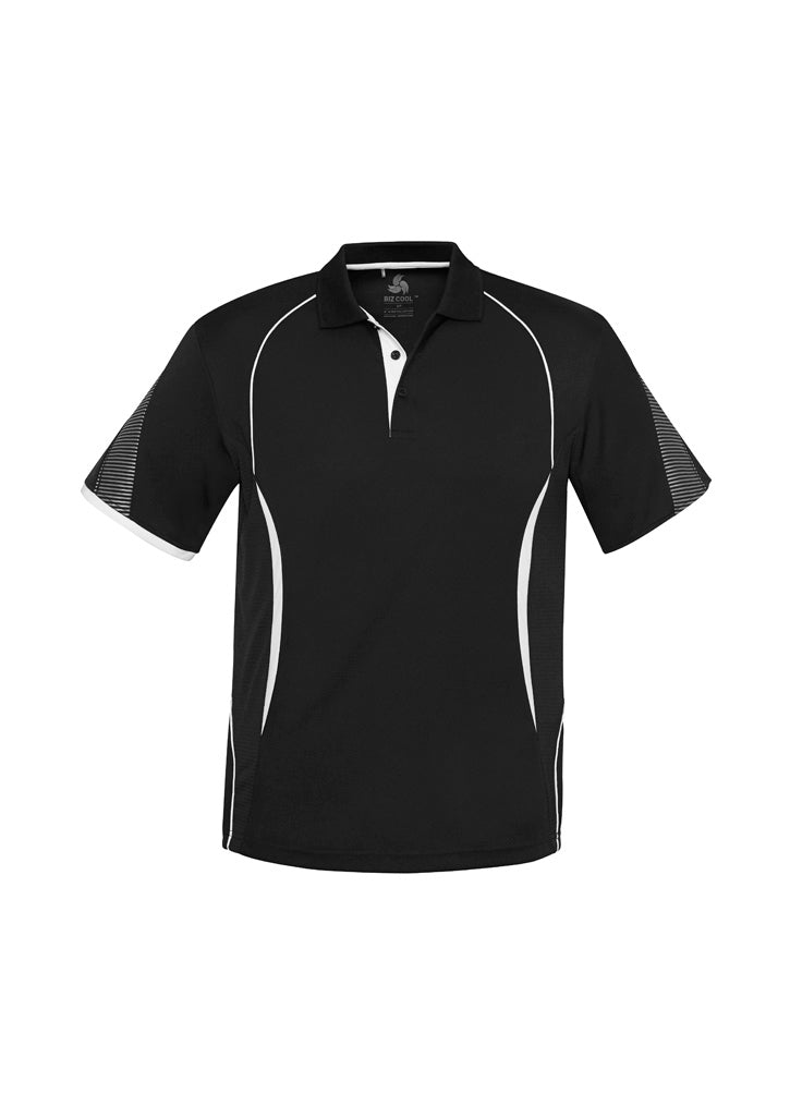 Kids Razor Short Sleeve Polo with Grid Mesh Panels & UV Protection