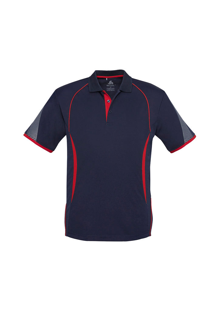 Kids Razor Short Sleeve Polo with Grid Mesh Panels & UV Protection
