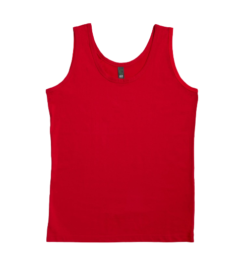 S190-Classic Kiwi Adults Singlet 100% Cotton