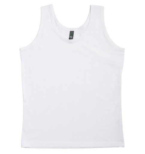 S190-Classic Kiwi Adults Singlet 100% Cotton