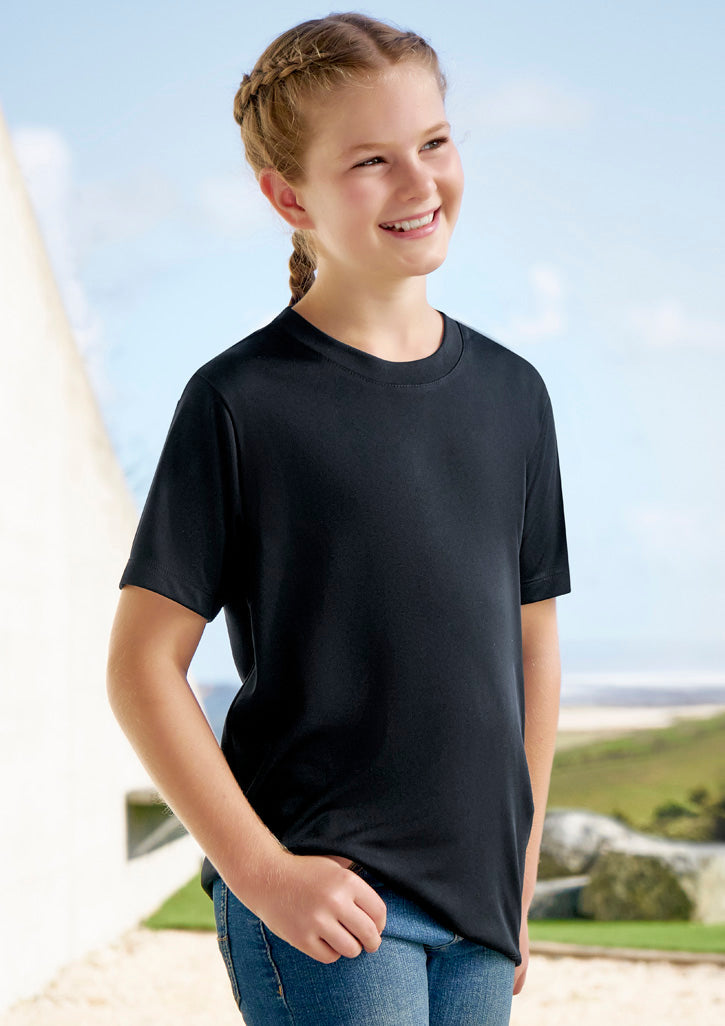 Kids Action Breathable Short Sleeve Tee - 100% Recycled Polyester