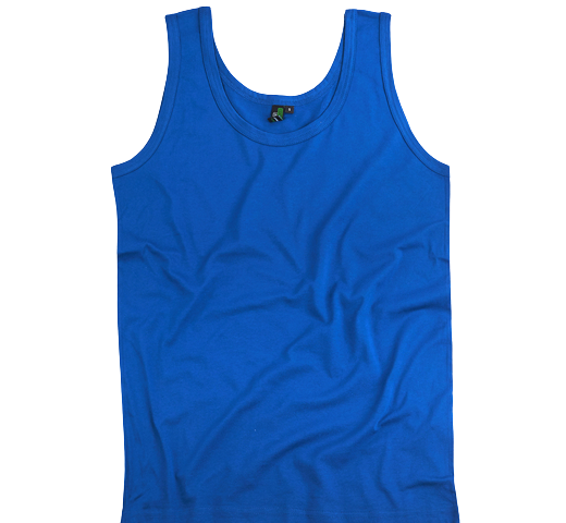 S190-Classic Kiwi Adults Singlet 100% Cotton