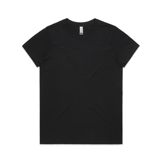 MAPLE ORGANIC TEE BLACK LARGE