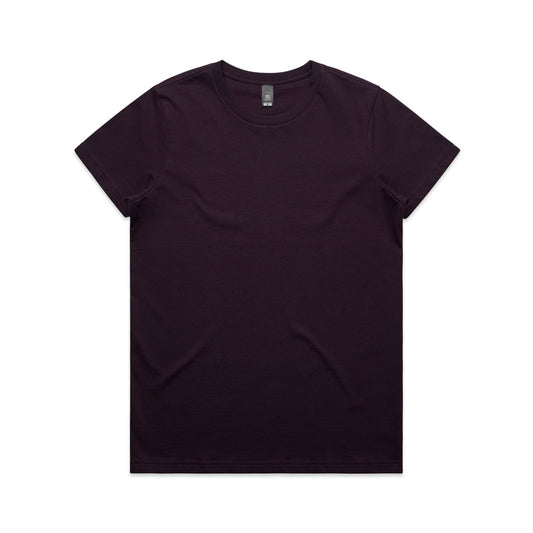 MAPLE TEE PLUM XS