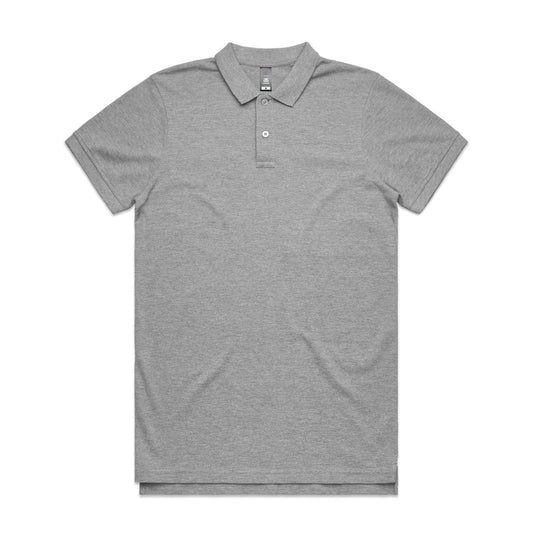 PIQUE POLO GREY MARLE MEDIUM