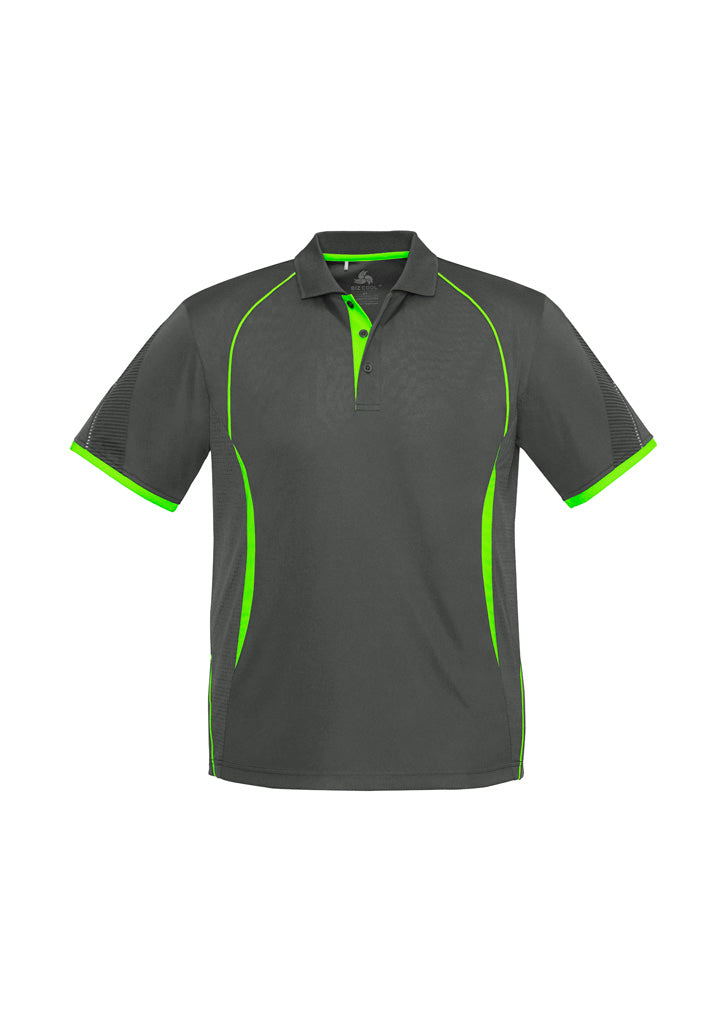 Kids Razor Short Sleeve Polo with Grid Mesh Panels & UV Protection