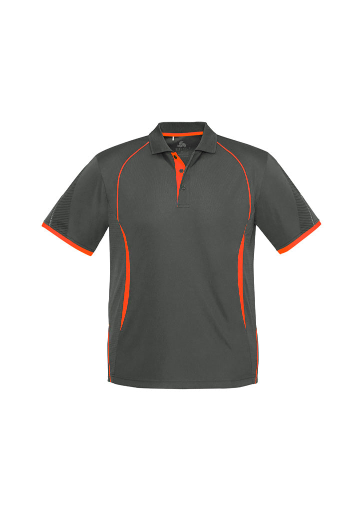 Kids Razor Short Sleeve Polo with Grid Mesh Panels & UV Protection