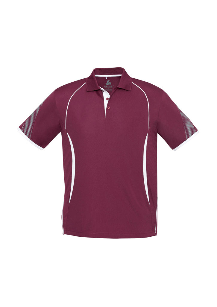 Kids Razor Short Sleeve Polo with Grid Mesh Panels & UV Protection