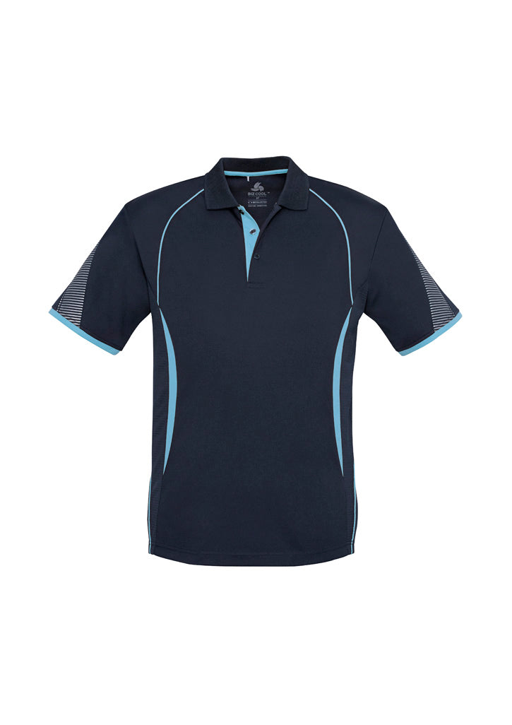 Kids Razor Short Sleeve Polo with Grid Mesh Panels & UV Protection