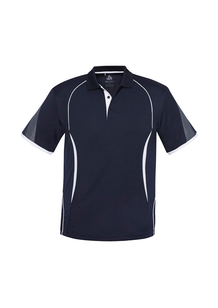 Kids Razor Short Sleeve Polo with Grid Mesh Panels & UV Protection