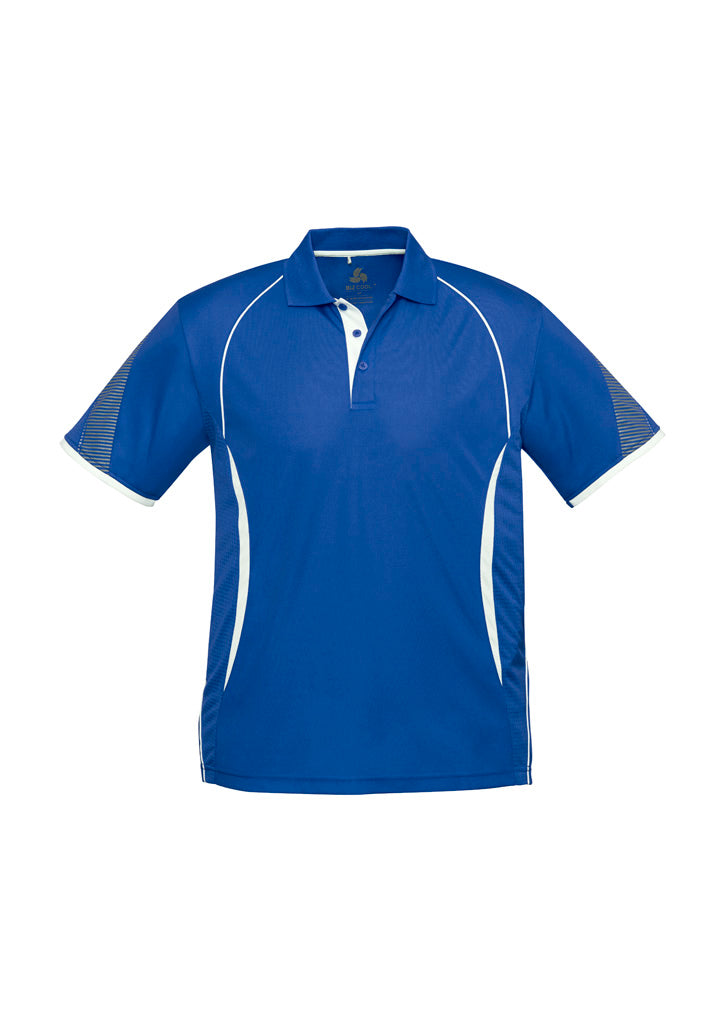 Kids Razor Short Sleeve Polo with Grid Mesh Panels & UV Protection